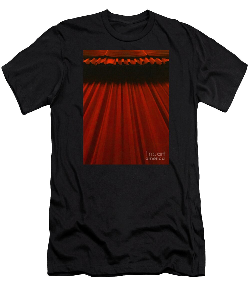 Curtain T-Shirt featuring the photograph Curtain Call by Margie Hurwich