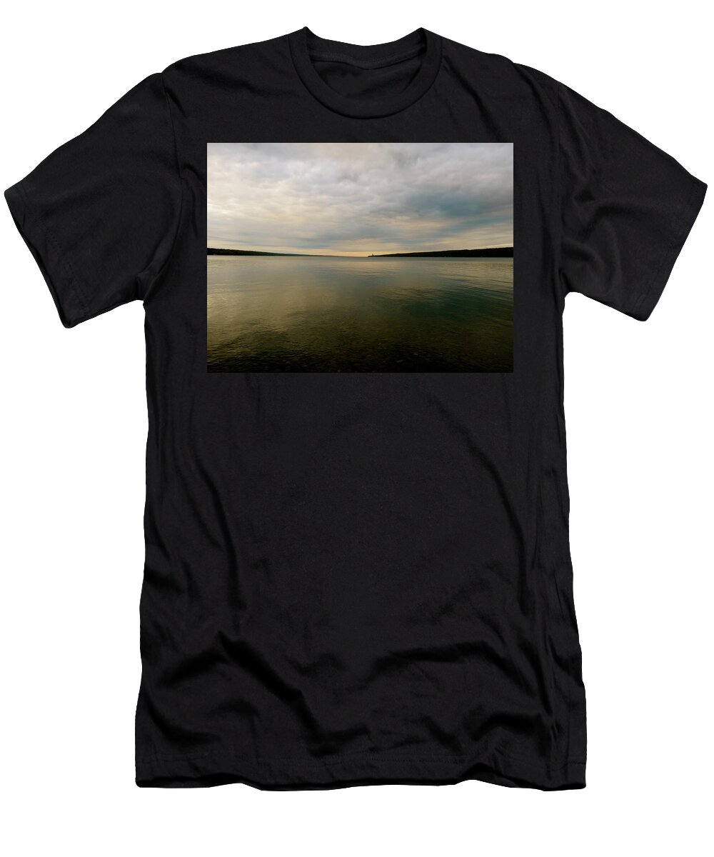 Lake T-Shirt featuring the photograph Dark Lake by Azthet Photography
