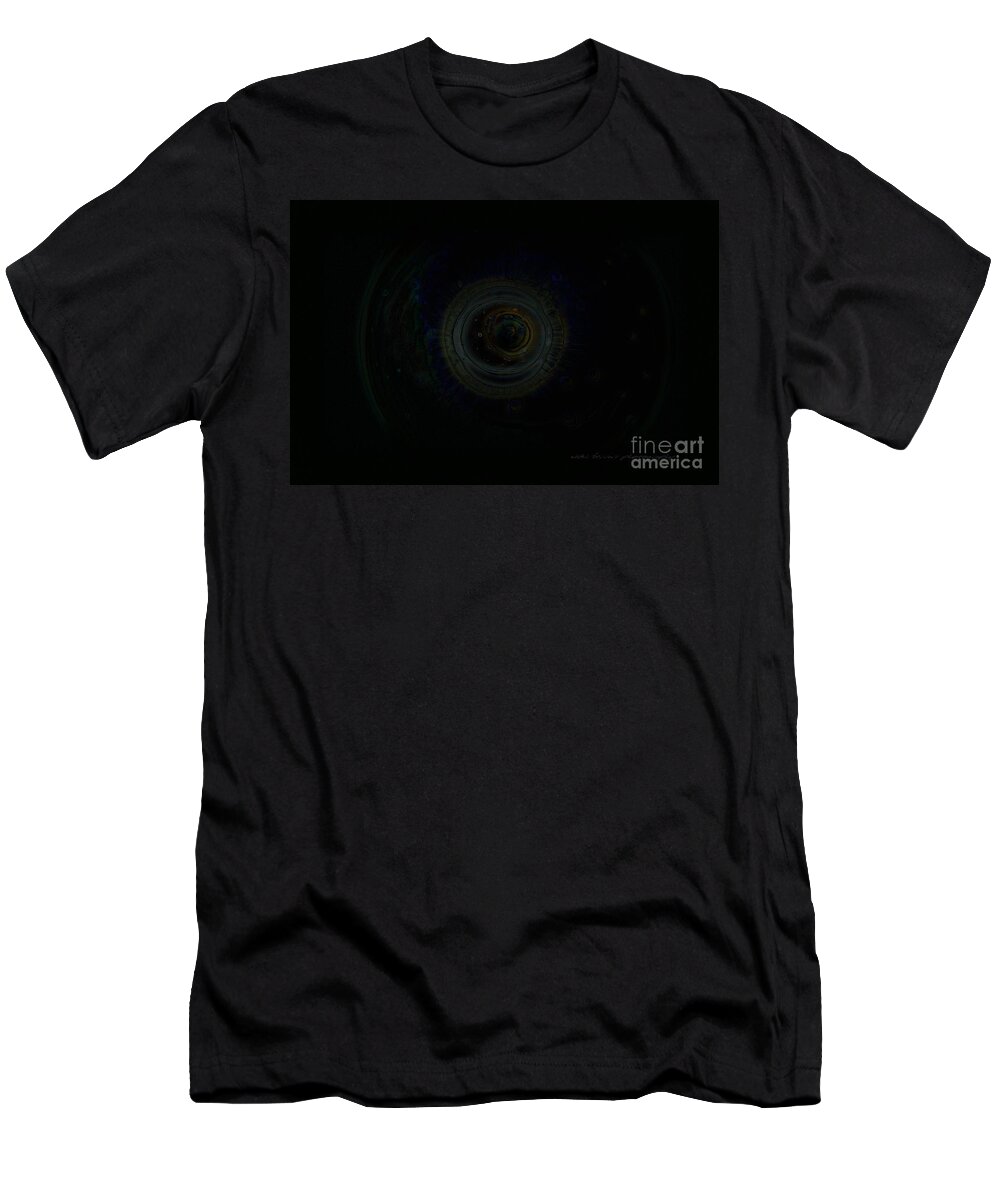 Creative T-Shirt featuring the digital art Dark Spaces by Vicki Ferrari