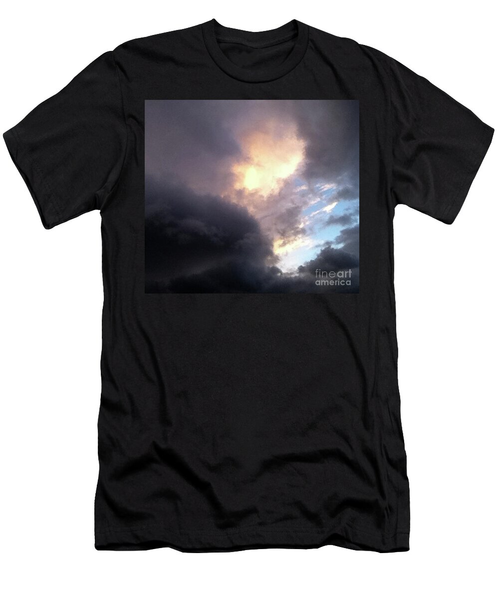 Darkness T-Shirt featuring the photograph Darkness And Light by Curtis Sikes