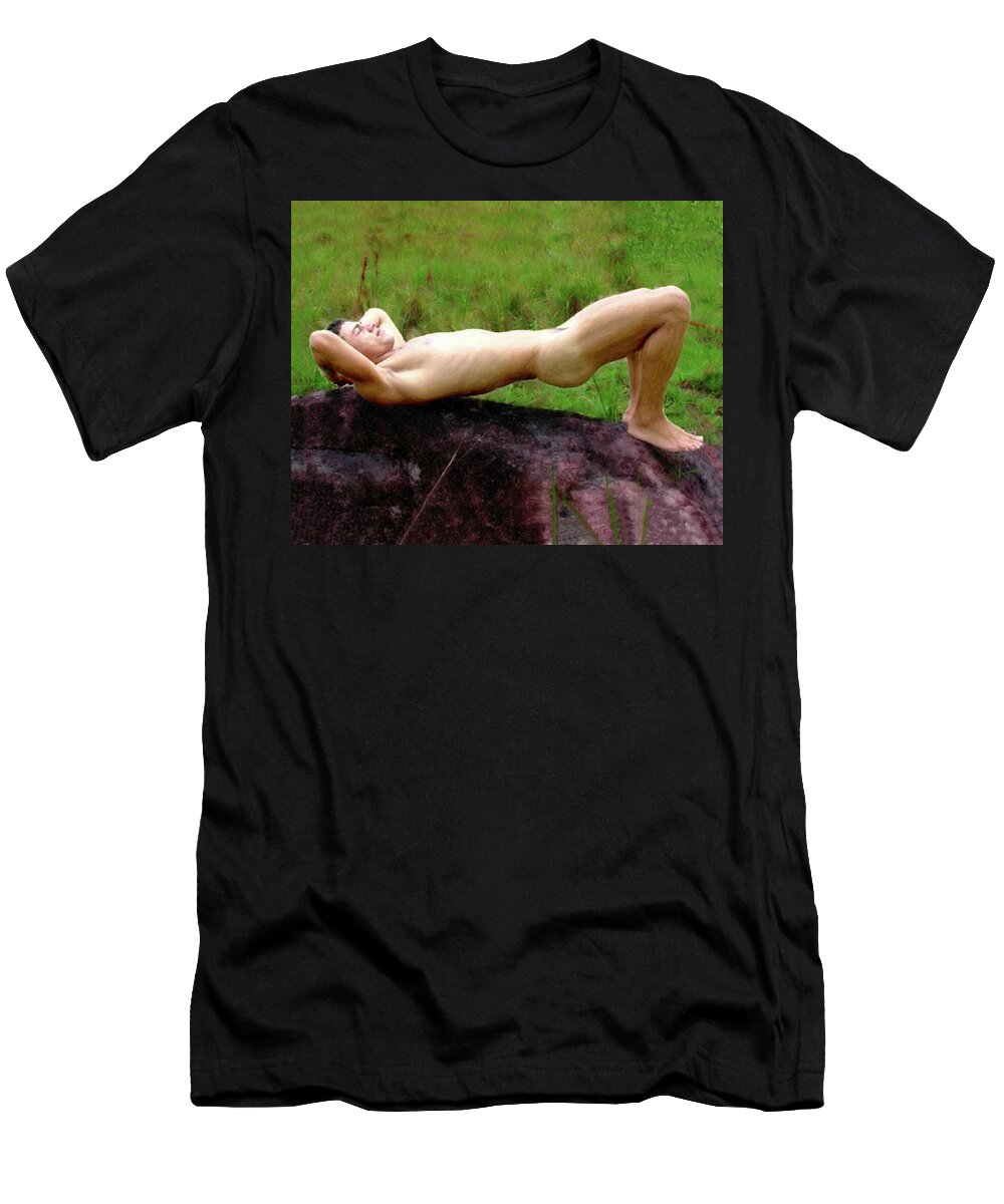 Daydream T-Shirt featuring the painting Day Dreaming by Troy Caperton