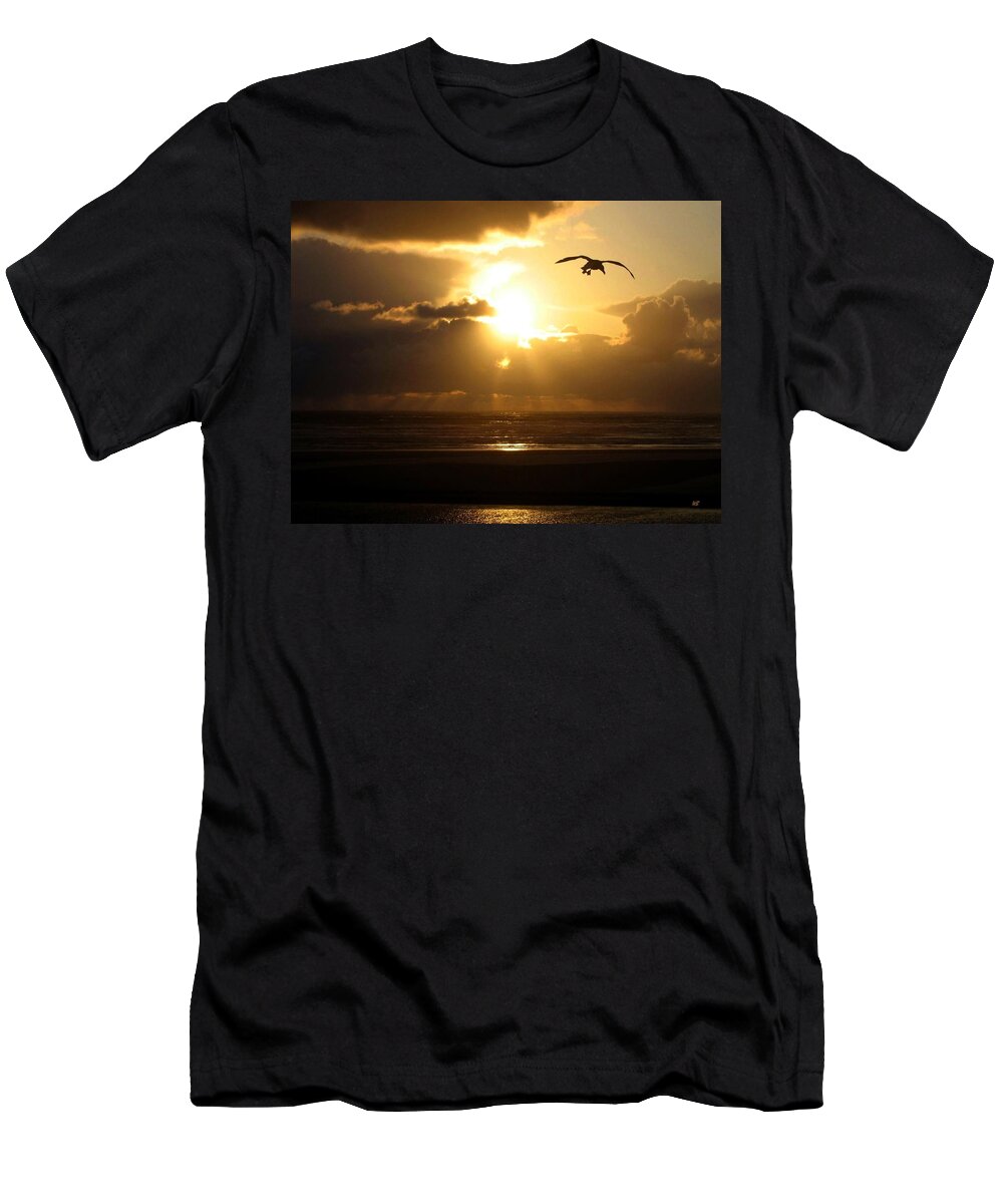 Sunset T-Shirt featuring the photograph Dazzling Dusk by Will Borden