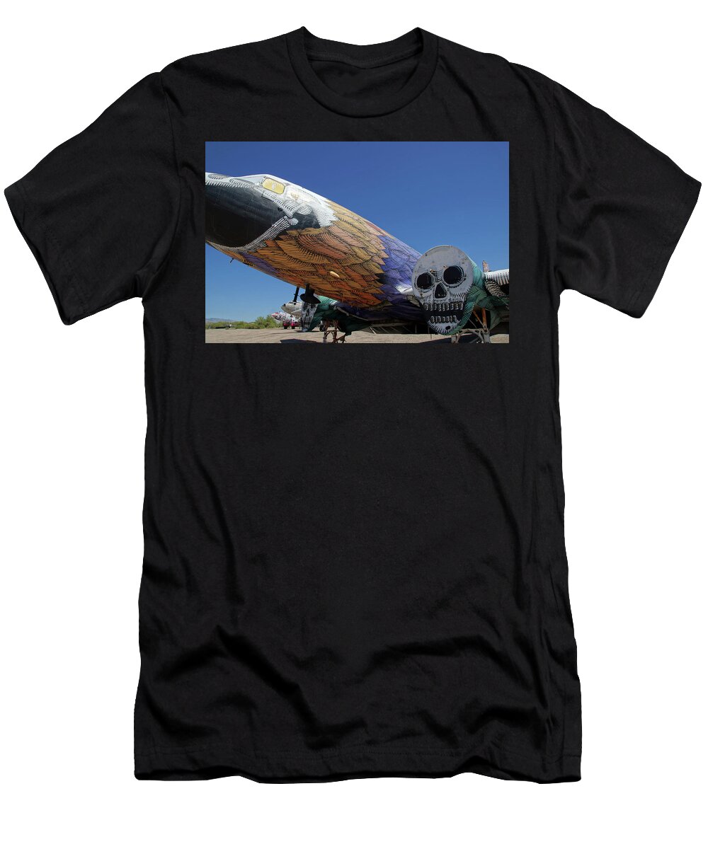 Plane T-Shirt featuring the photograph Dc-3 #65 by Raymond Magnani