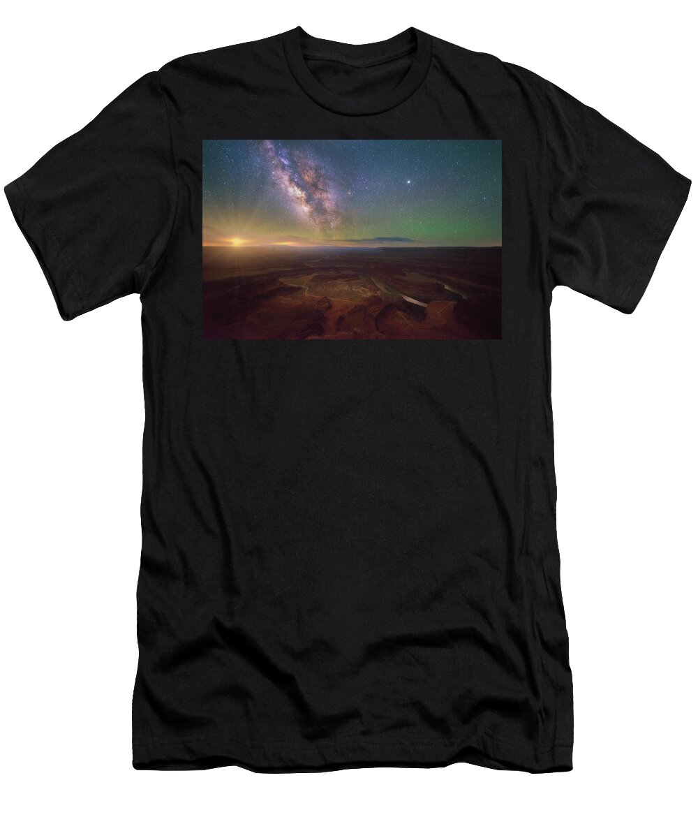 Milky Way T-Shirt featuring the photograph Dead Horse Dreams by Darren White