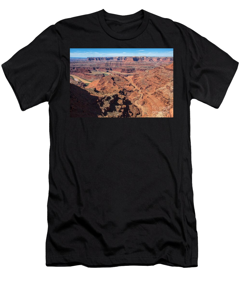  Red Rocks T-Shirt featuring the photograph Dead Horse Point by Jim Garrison