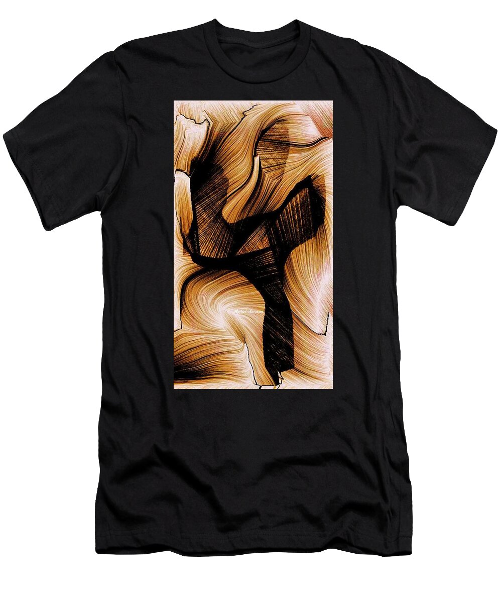 Rafael Salazar T-Shirt featuring the digital art Deep Inside by Rafael Salazar