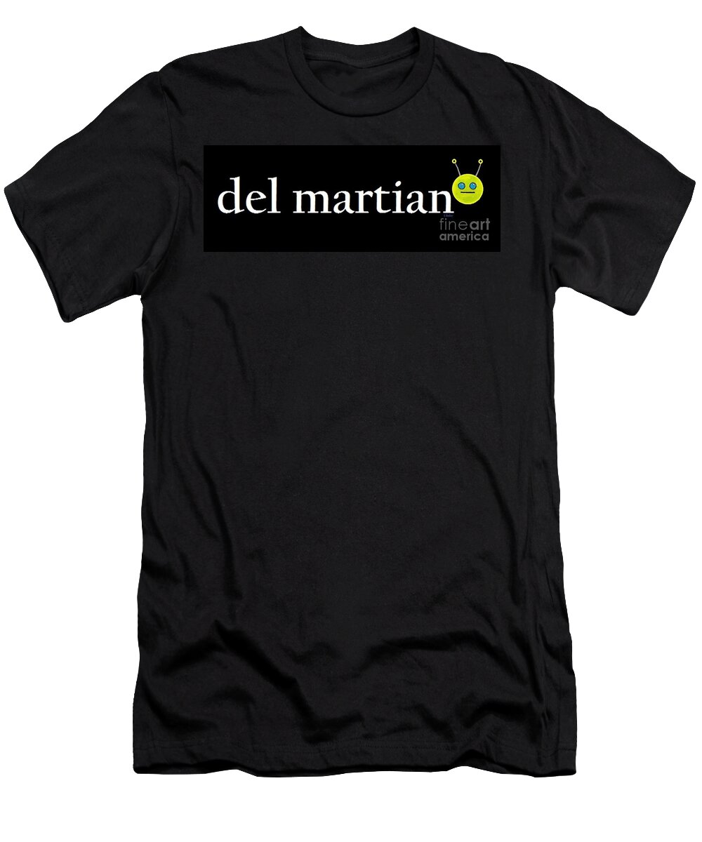 Del Mar T-Shirt featuring the painting Del Martian by Denise Railey