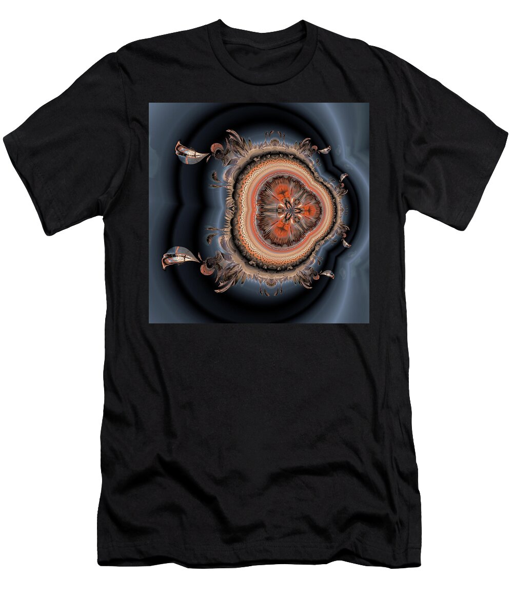 Wall Art T-Shirt featuring the digital art Denizen of the Deep 31 by Claude McCoy