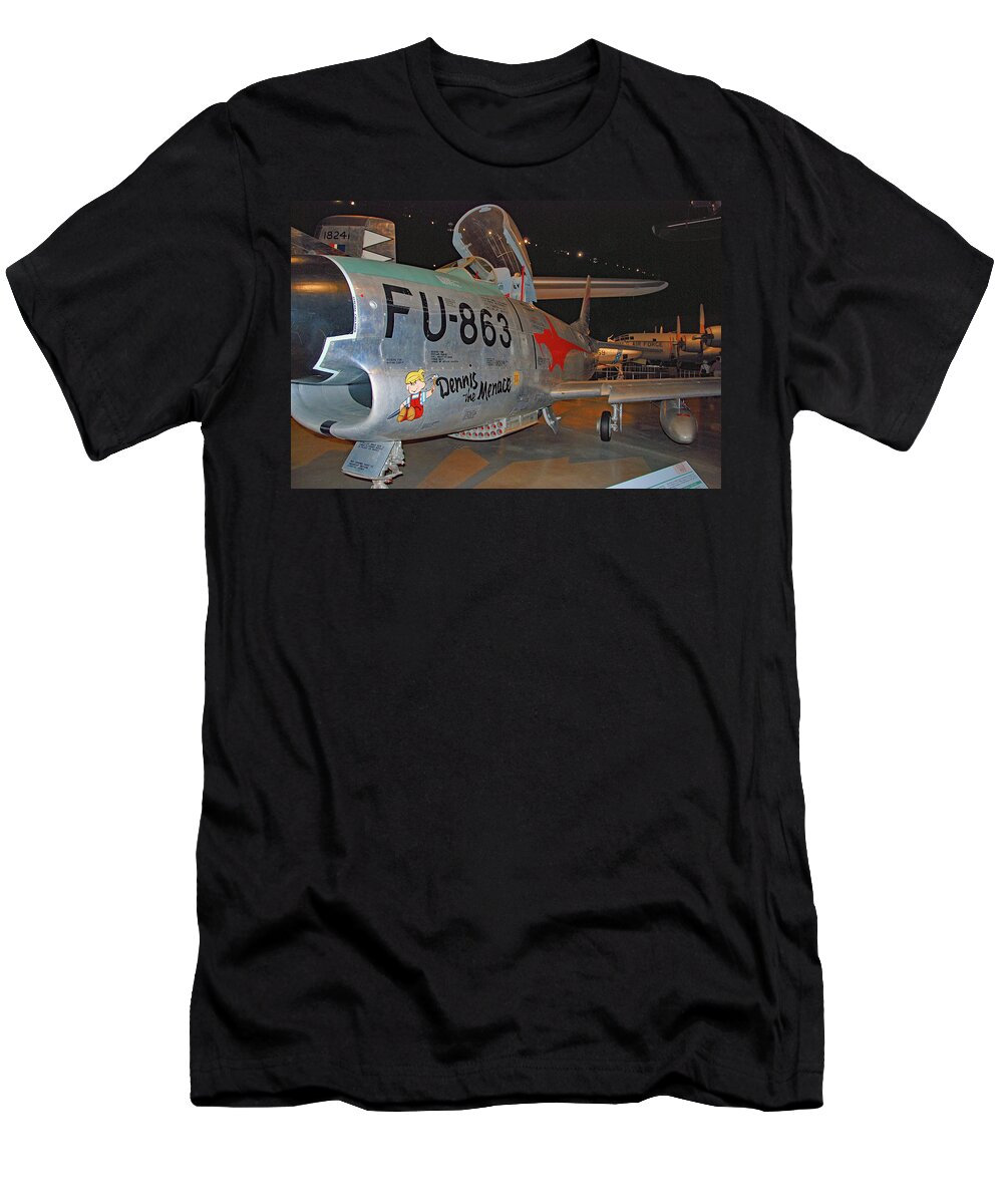 Aviation T-Shirt featuring the photograph Dennis.... by John Schneider