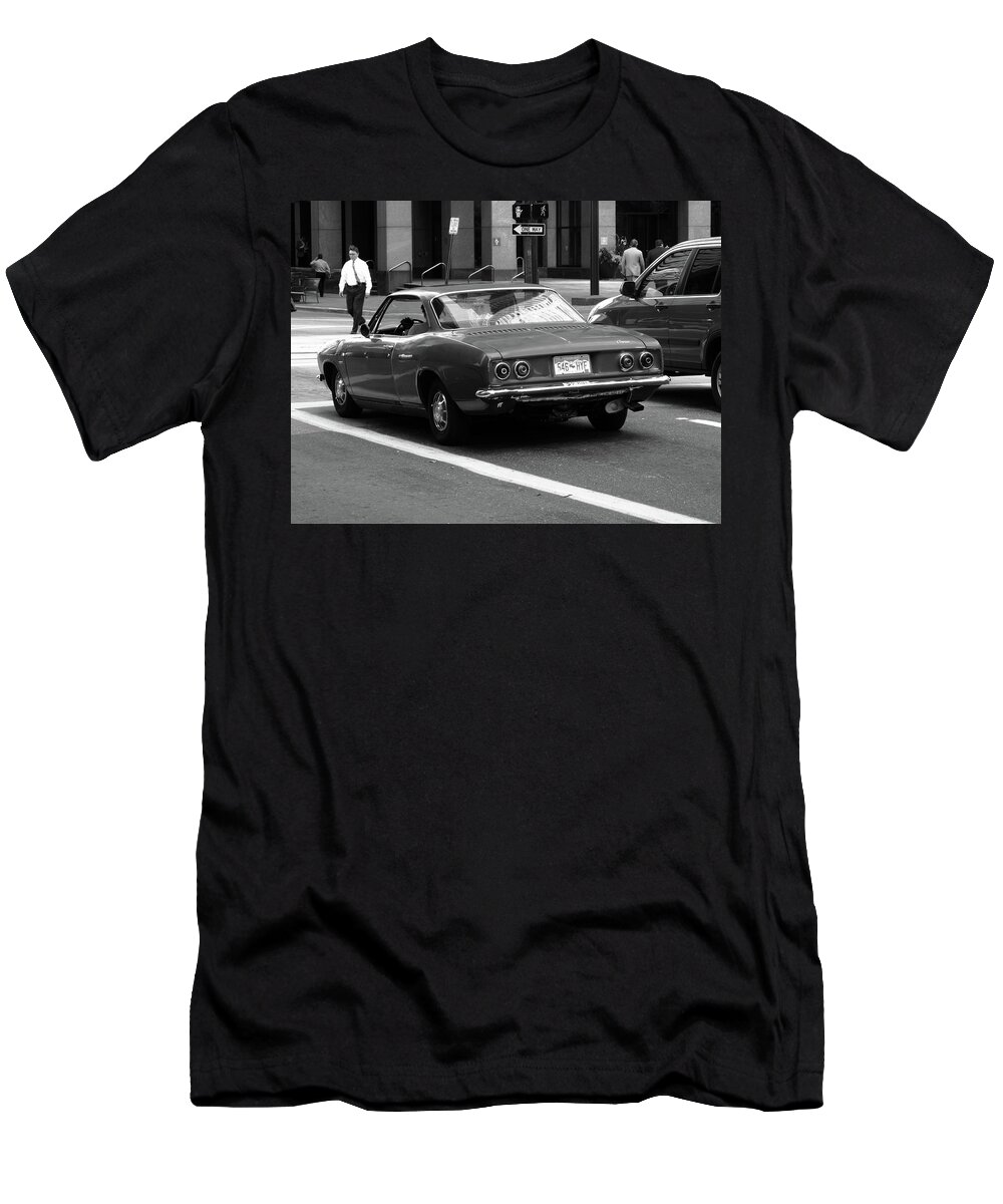 Architecture T-Shirt featuring the photograph Denver Street Photography 1 by Frank Romeo