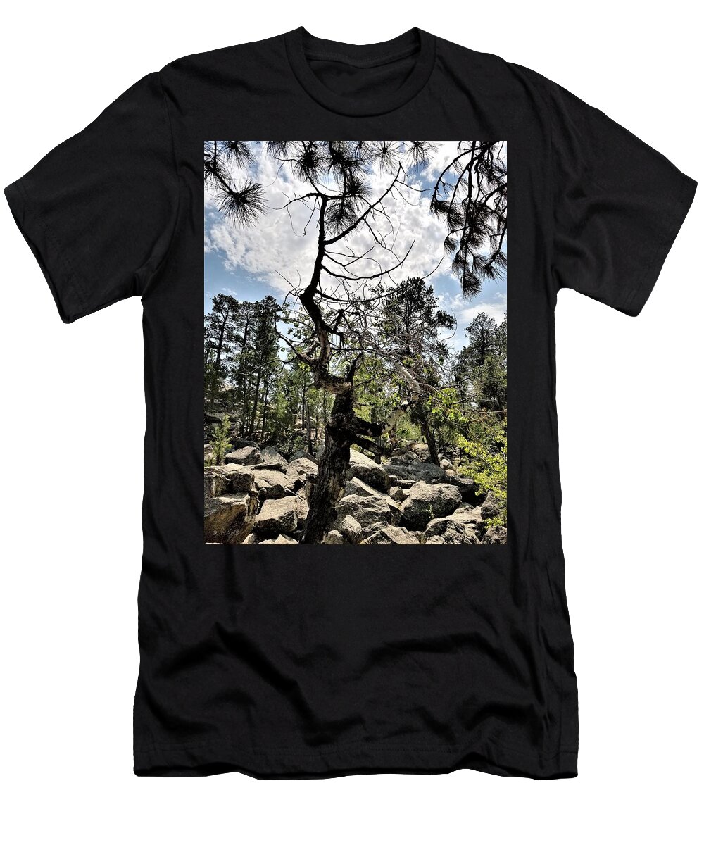 Beautiful T-Shirt featuring the photograph Devil's Tower Deadwood by Rob Hans