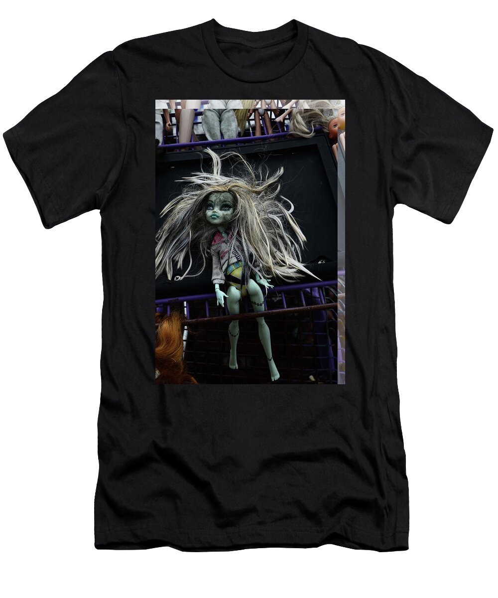 Babe T-Shirt featuring the photograph Doll X1 by Char Szabo-Perricelli