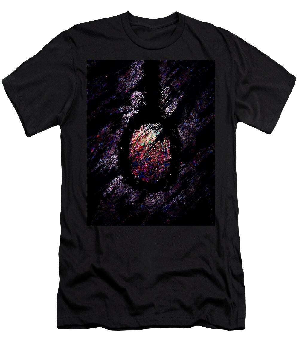 Abstract T-Shirt featuring the digital art Door number 3 by William Russell Nowicki