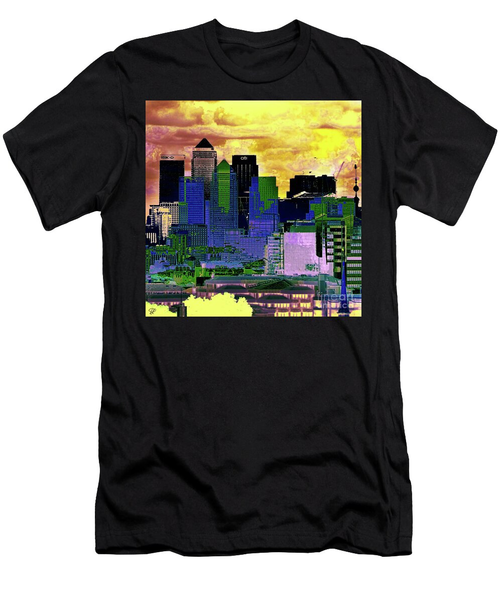 Buildings T-Shirt featuring the photograph Double Accounting by LemonArt Photography