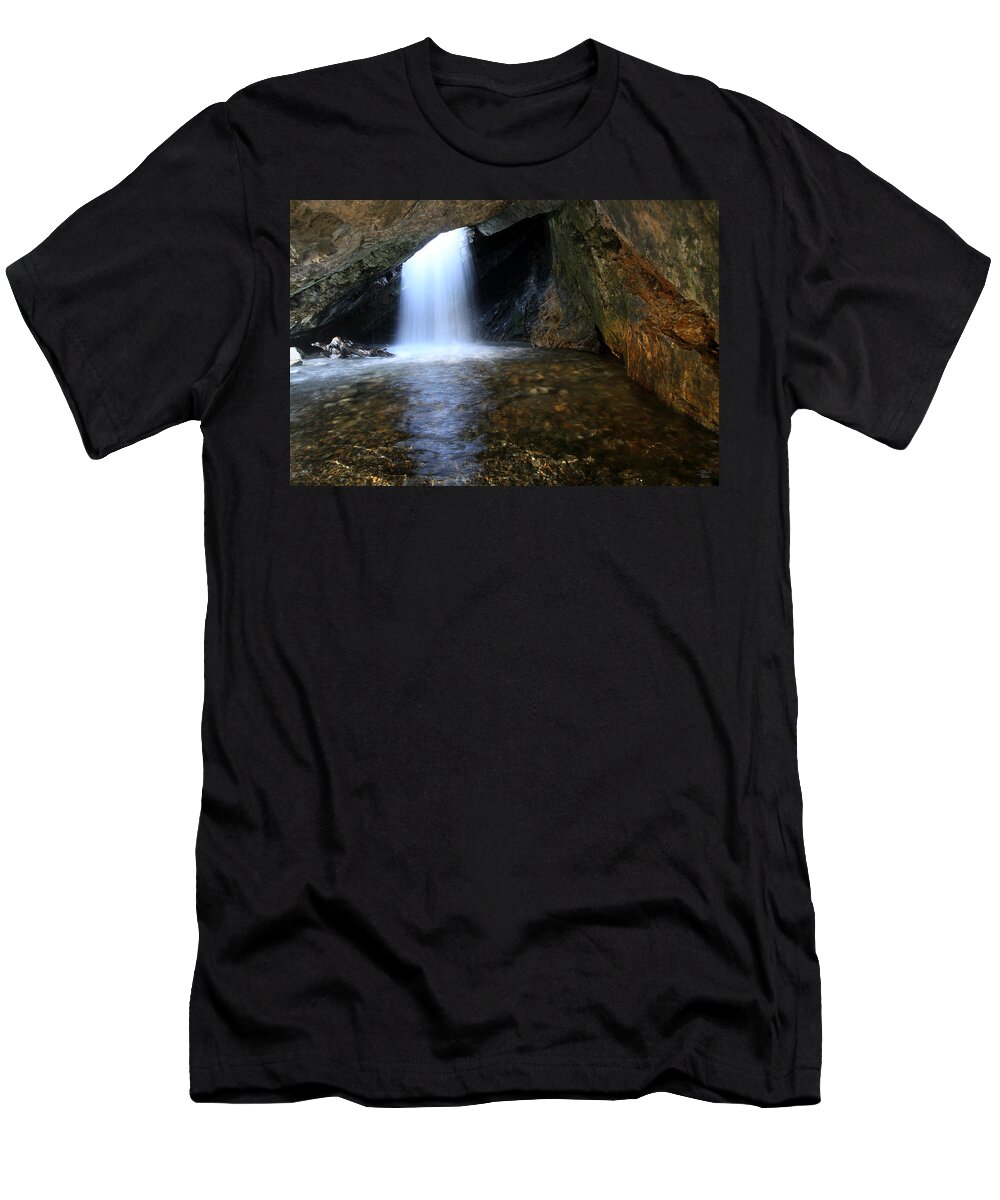 Utah T-Shirt featuring the photograph Doughnut Falls by Brett Pelletier