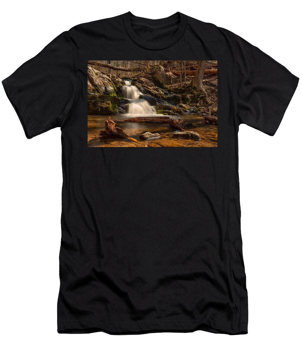 Doyles River Falls T-Shirt featuring the photograph Doyles River Falls by Brenda Jacobs