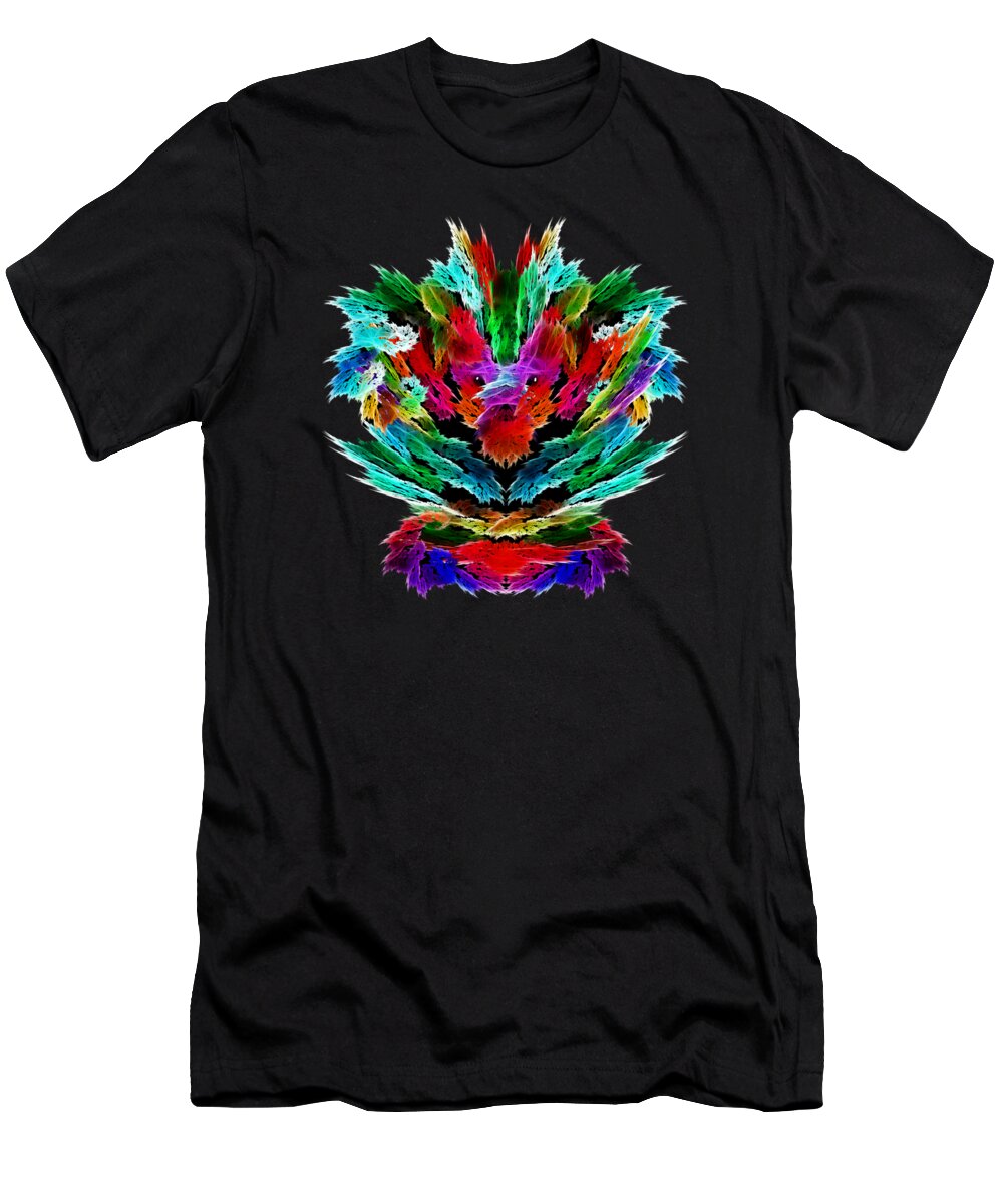 Dragon's Breath T-Shirt featuring the painting Dragon's Breath by Two Hivelys