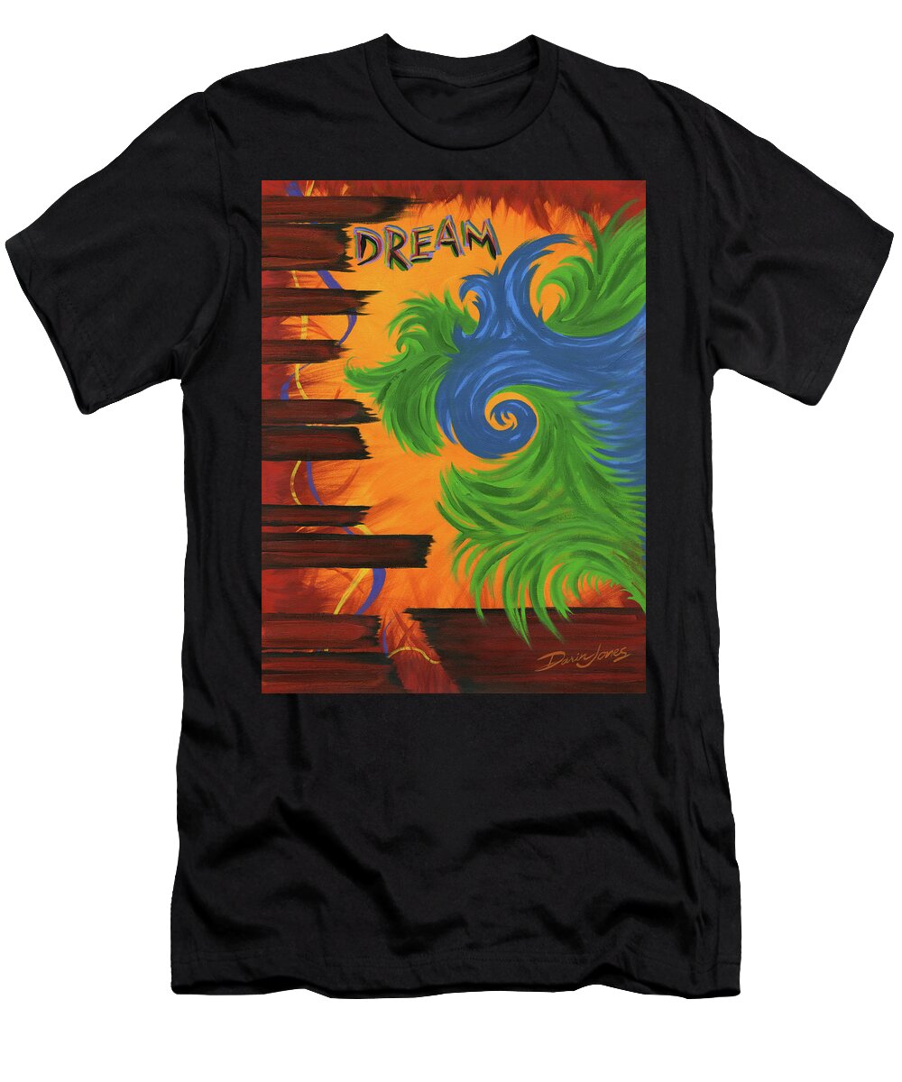 Dream T-Shirt featuring the painting Dream by Darin Jones