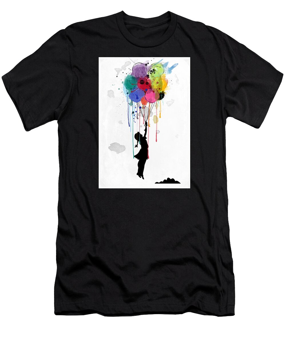 Cool T-Shirt featuring the painting Drips by Mark Ashkenazi