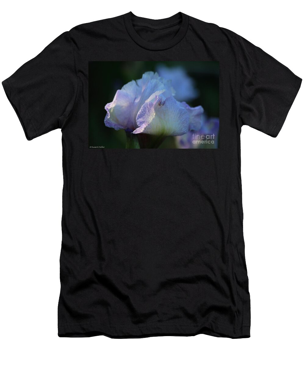 Flower T-Shirt featuring the photograph Early Iris Sunshine by Susan Herber