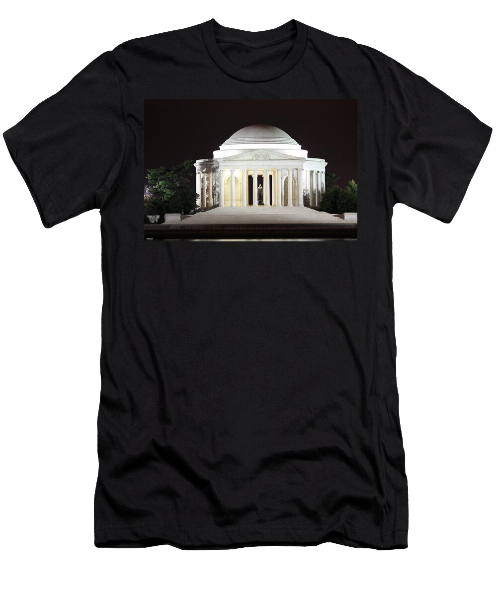 Early T-Shirt featuring the photograph Early Washington Mornings - The Jefferson Memorial by Ronald Reid