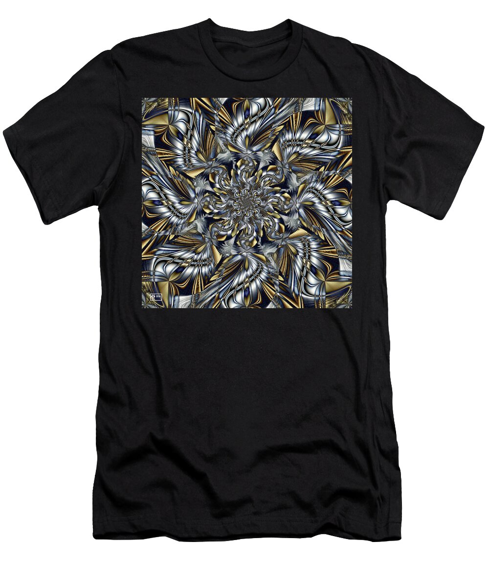 Abstract T-Shirt featuring the digital art Elastic Fantastic by Jim Pavelle