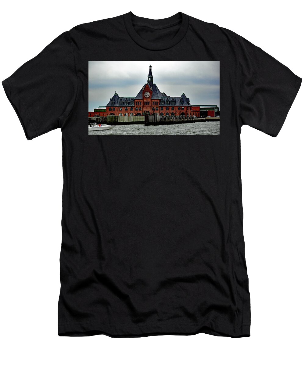 Communipaw Terminal T-Shirt featuring the photograph Communipaw Terminal No. 49 by Sandy Taylor