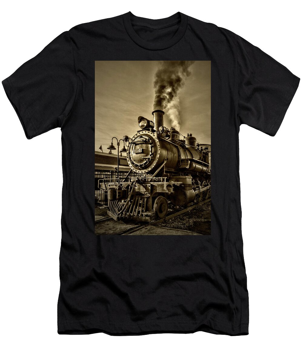 Knoxville T-Shirt featuring the photograph Engine Steam by Sharon Popek