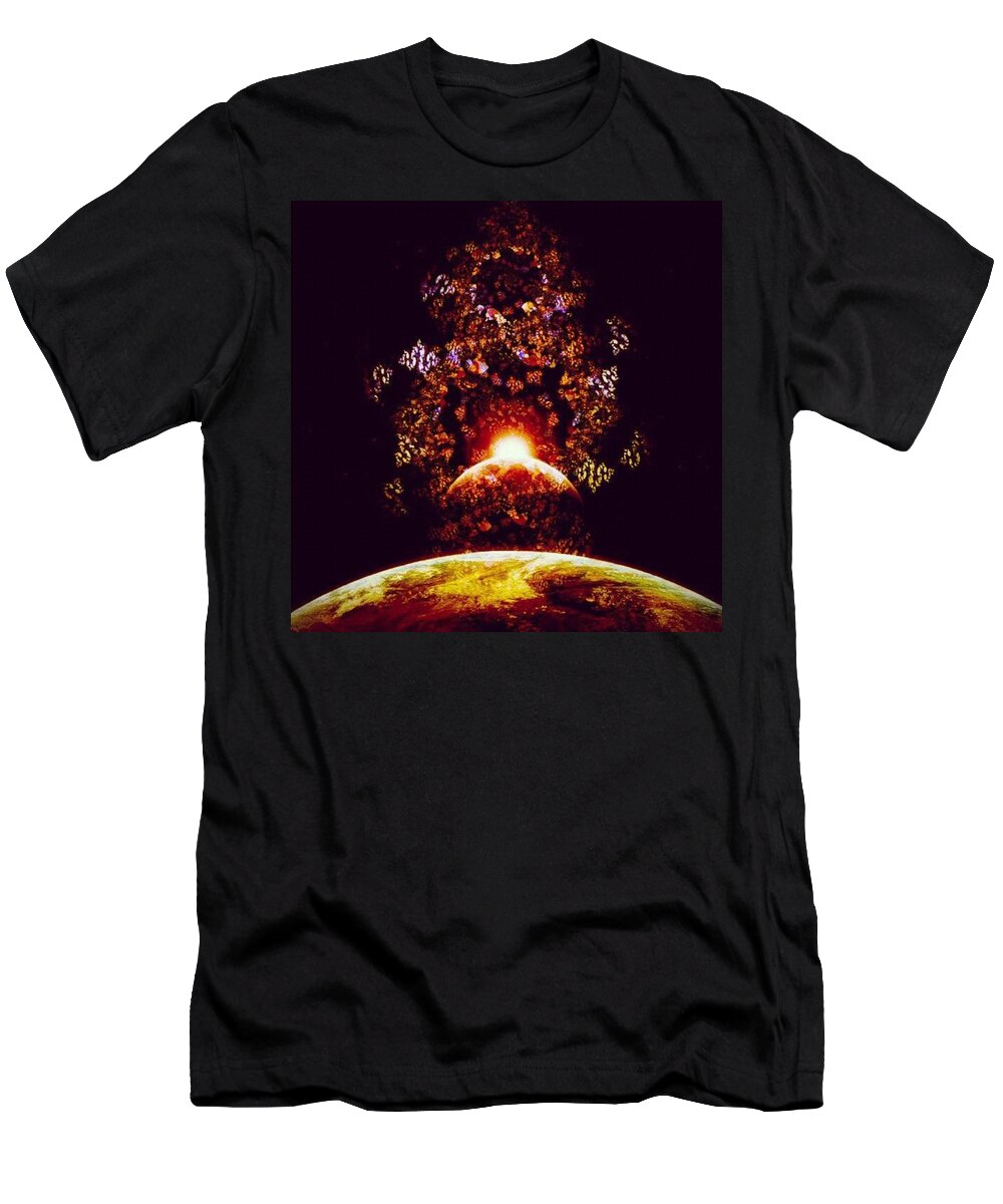 Evolution T-Shirt featuring the photograph Enter The Possibilities by Nick Heap