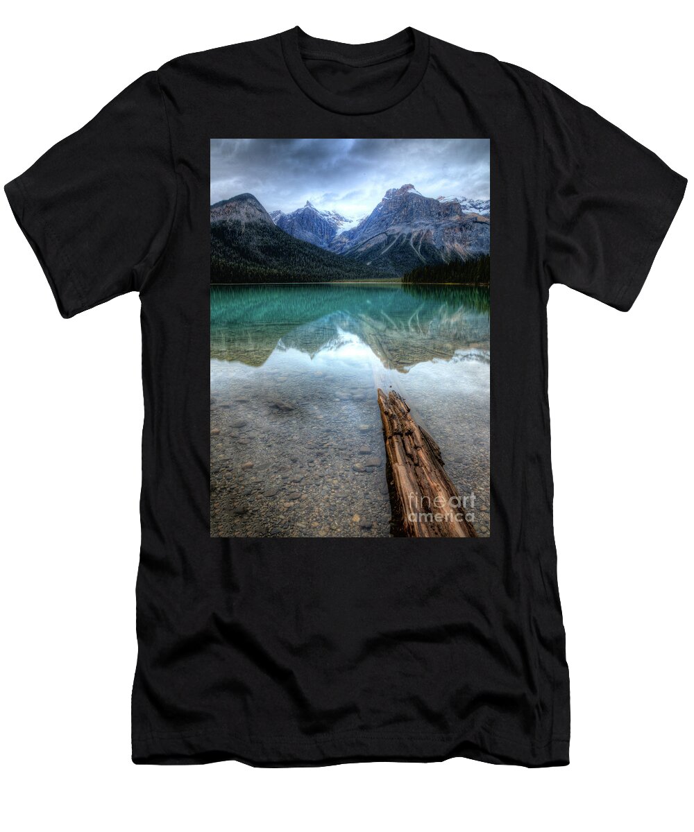 Autumn T-Shirt featuring the photograph Eternal Reflections Emerald Lake Yoho National Park British Columbia Canada by Wayne Moran