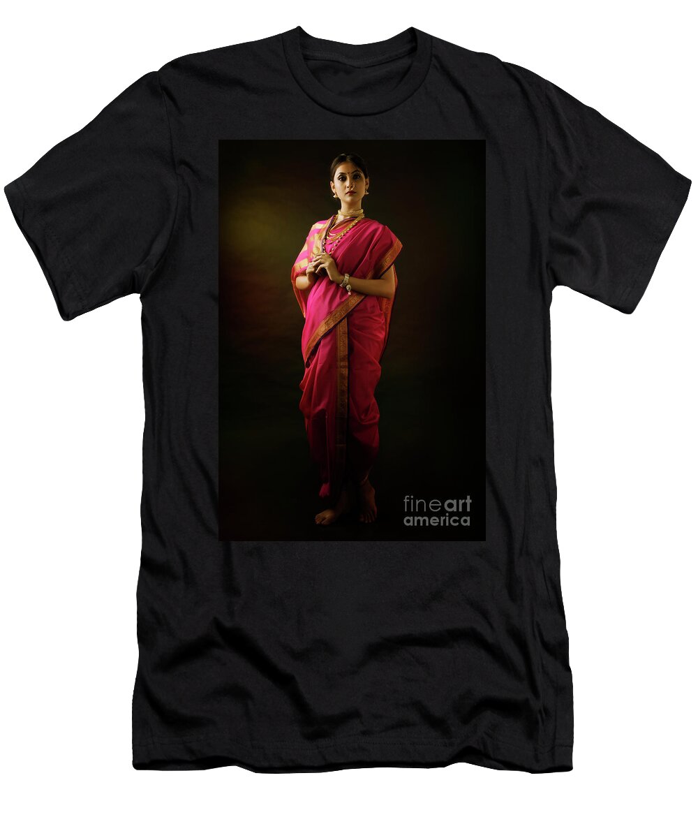 Ethnic T-Shirt featuring the photograph Ethnic Indian by Kiran Joshi