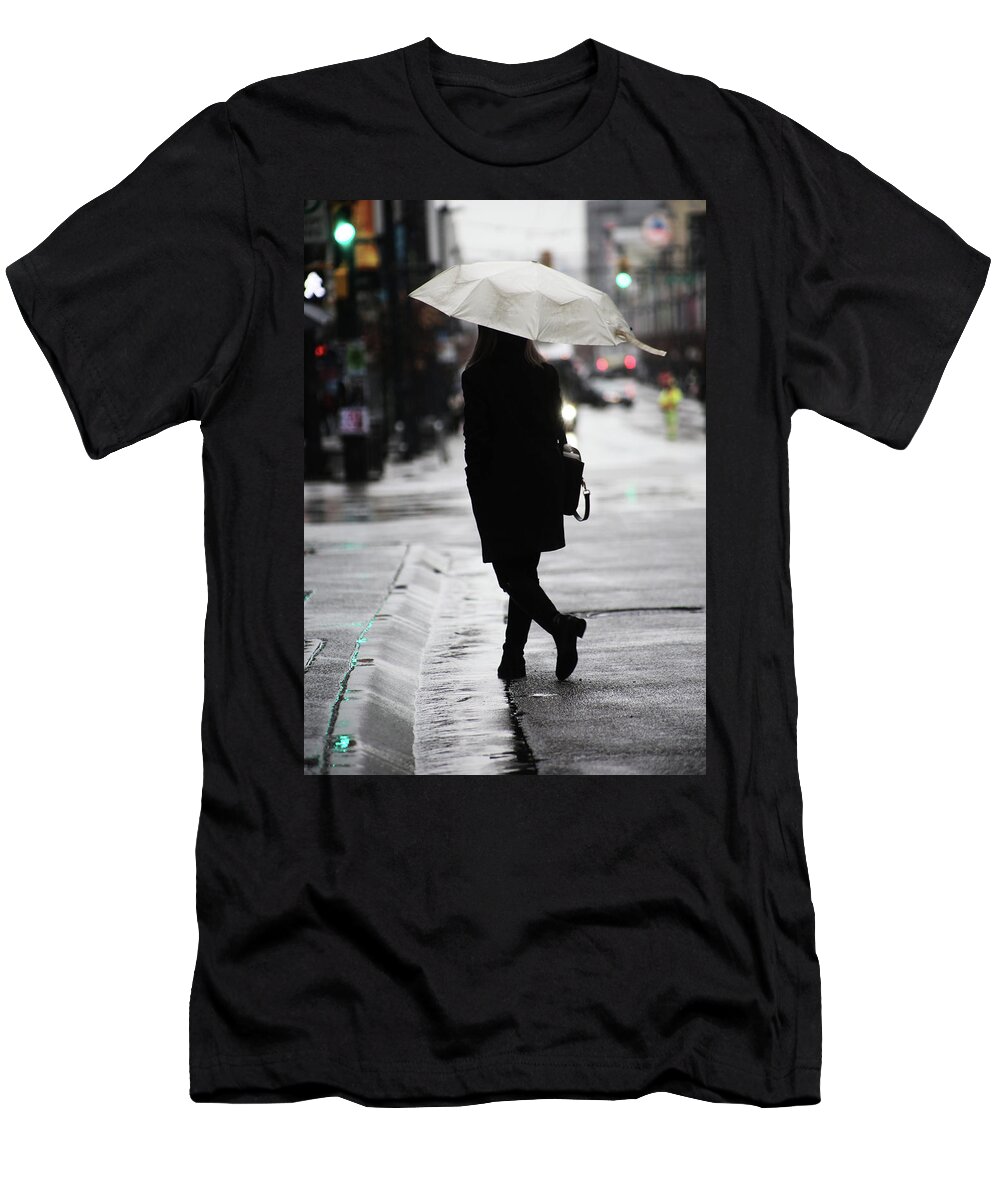 Street Photography T-Shirt featuring the photograph Every one pays by J C