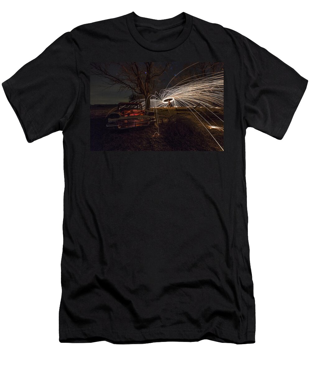 Steel Wool T-Shirt featuring the photograph Evil Dead Steel Wool version by Aaron J Groen