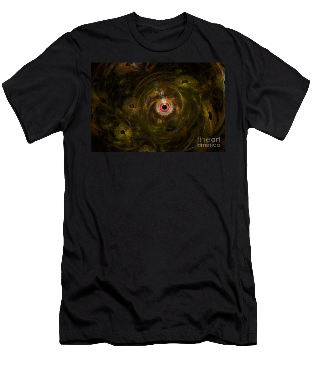 Art T-Shirt featuring the digital art Eye see it all by Vix Edwards