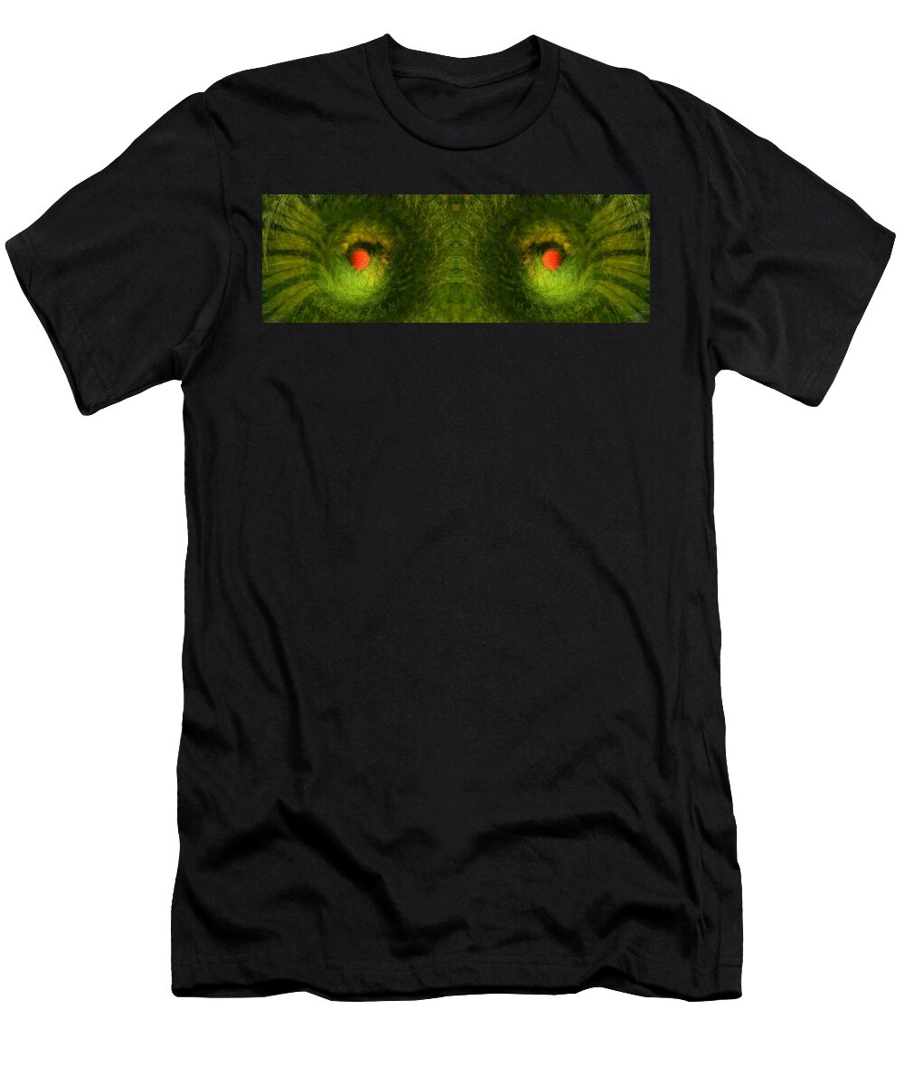 Panorama T-Shirt featuring the photograph Eyes of the Garden-2 by Doug Gibbons