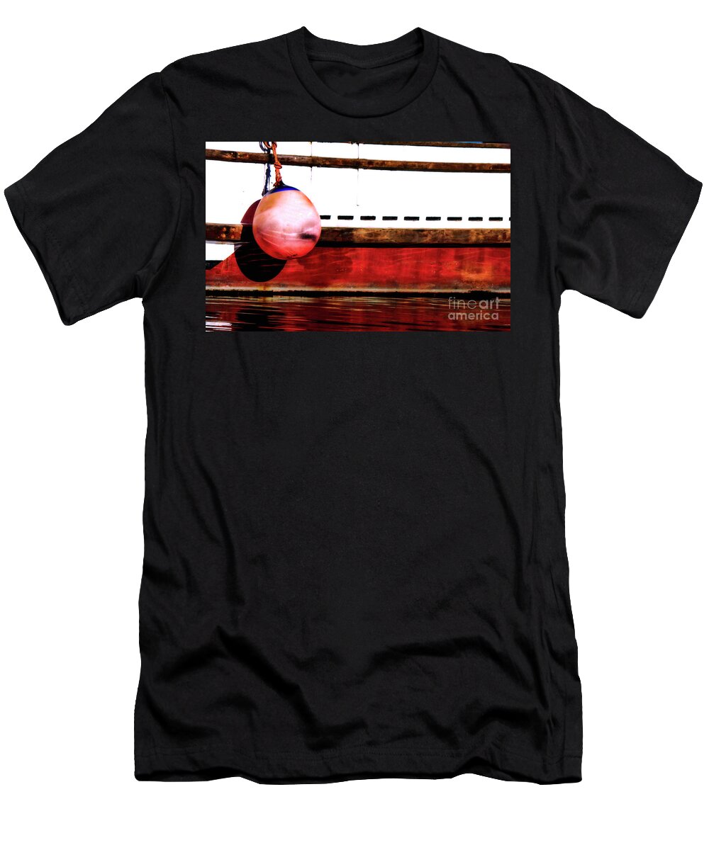 F Dock T-Shirt featuring the photograph F Dock Buoy by Dorothy Hilde