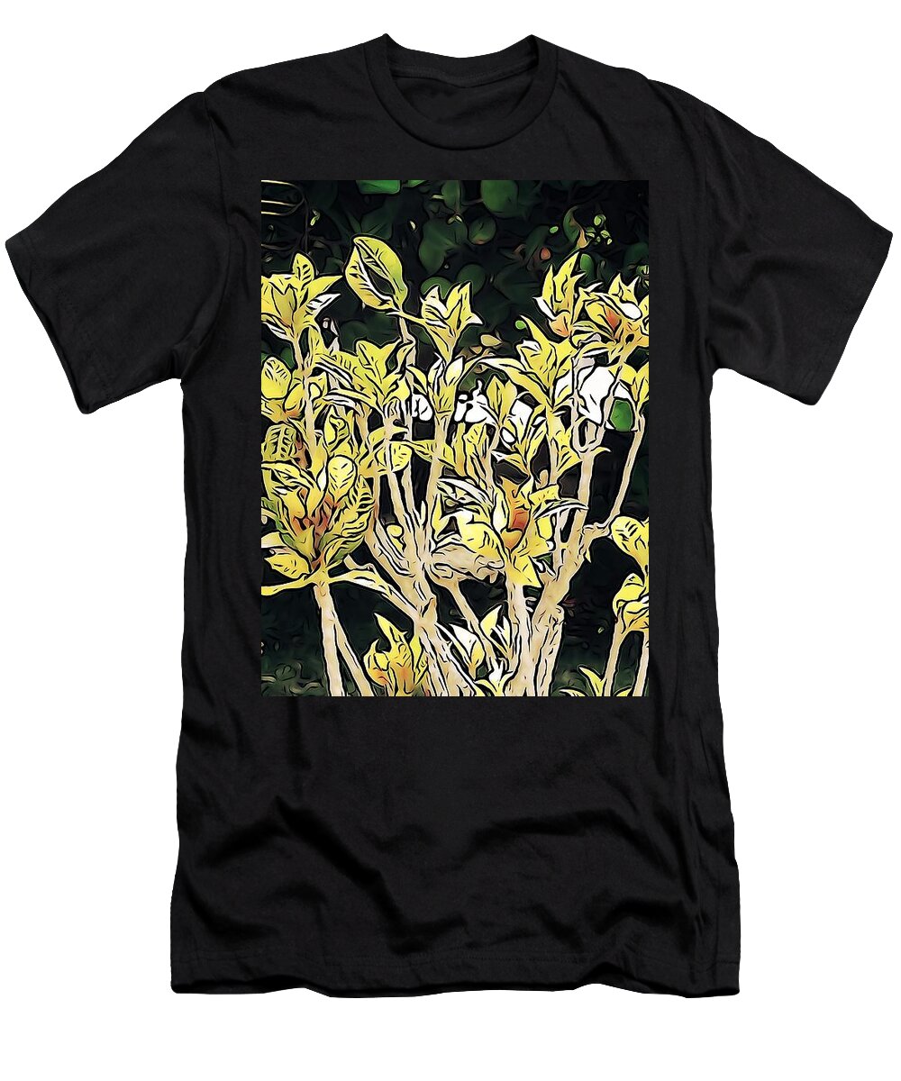 Red Flowers T-Shirt featuring the photograph Fall Colors by Zinvolle Art