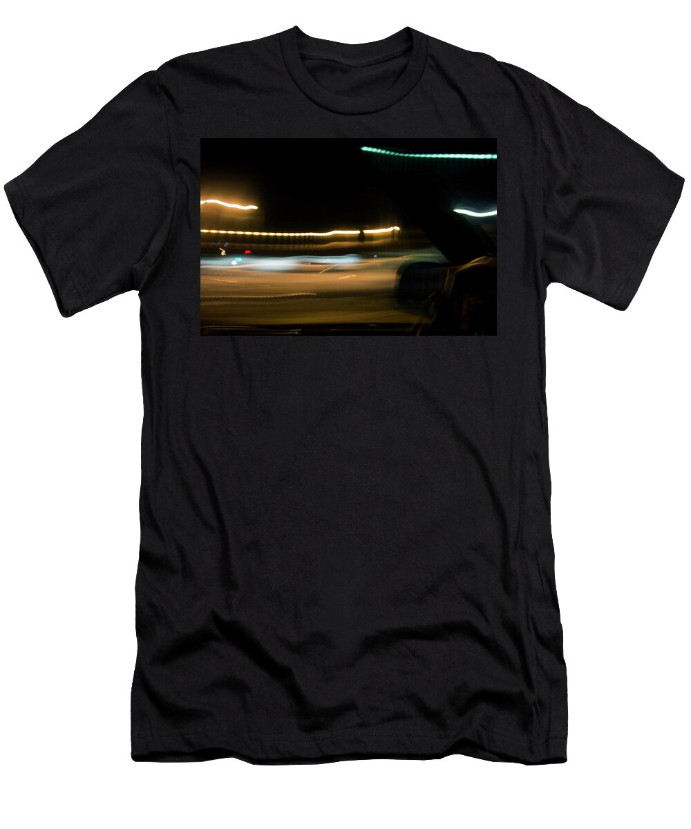 Abstract T-Shirt featuring the photograph Fast Lane by Greg and Chrystal Mimbs