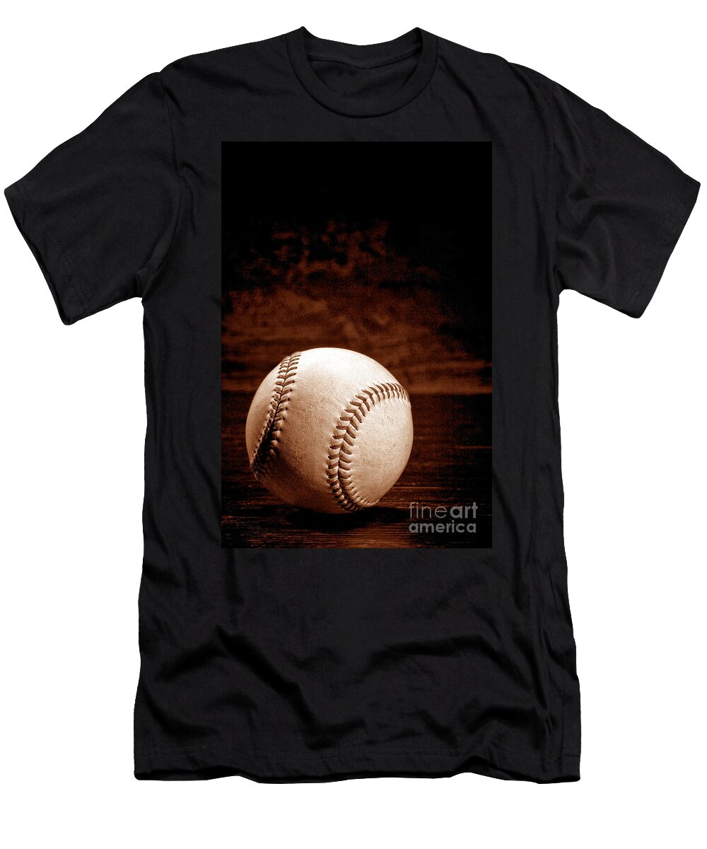Baseball T-Shirt featuring the photograph Favorite Pastime by Olivier Le Queinec
