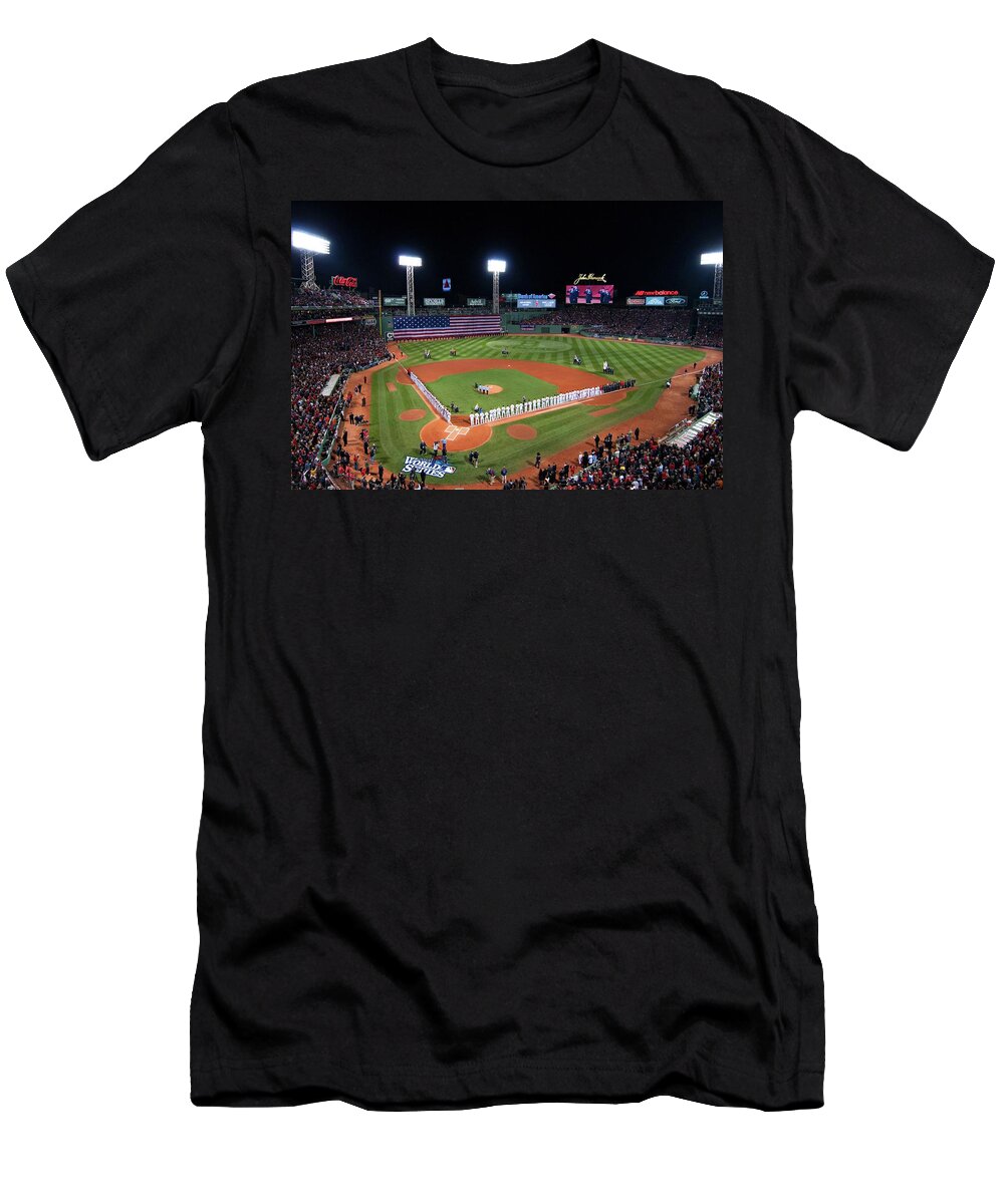 Fenway Park T-Shirt featuring the photograph Fenway Park World Series 2013 by Movie Poster Prints