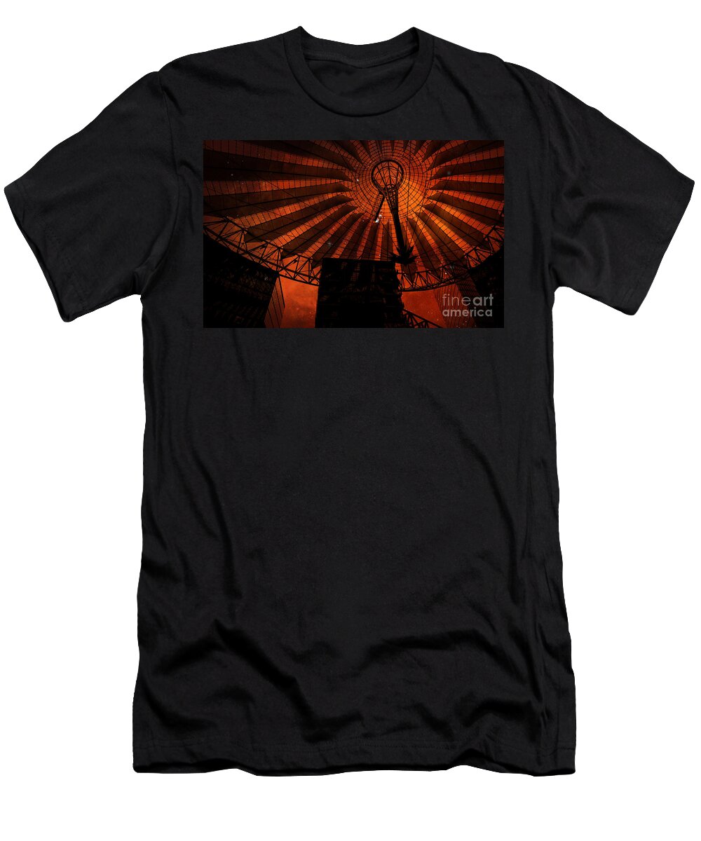 Universe T-Shirt featuring the photograph Fiery Cosmic Berlin by Brenda Kean