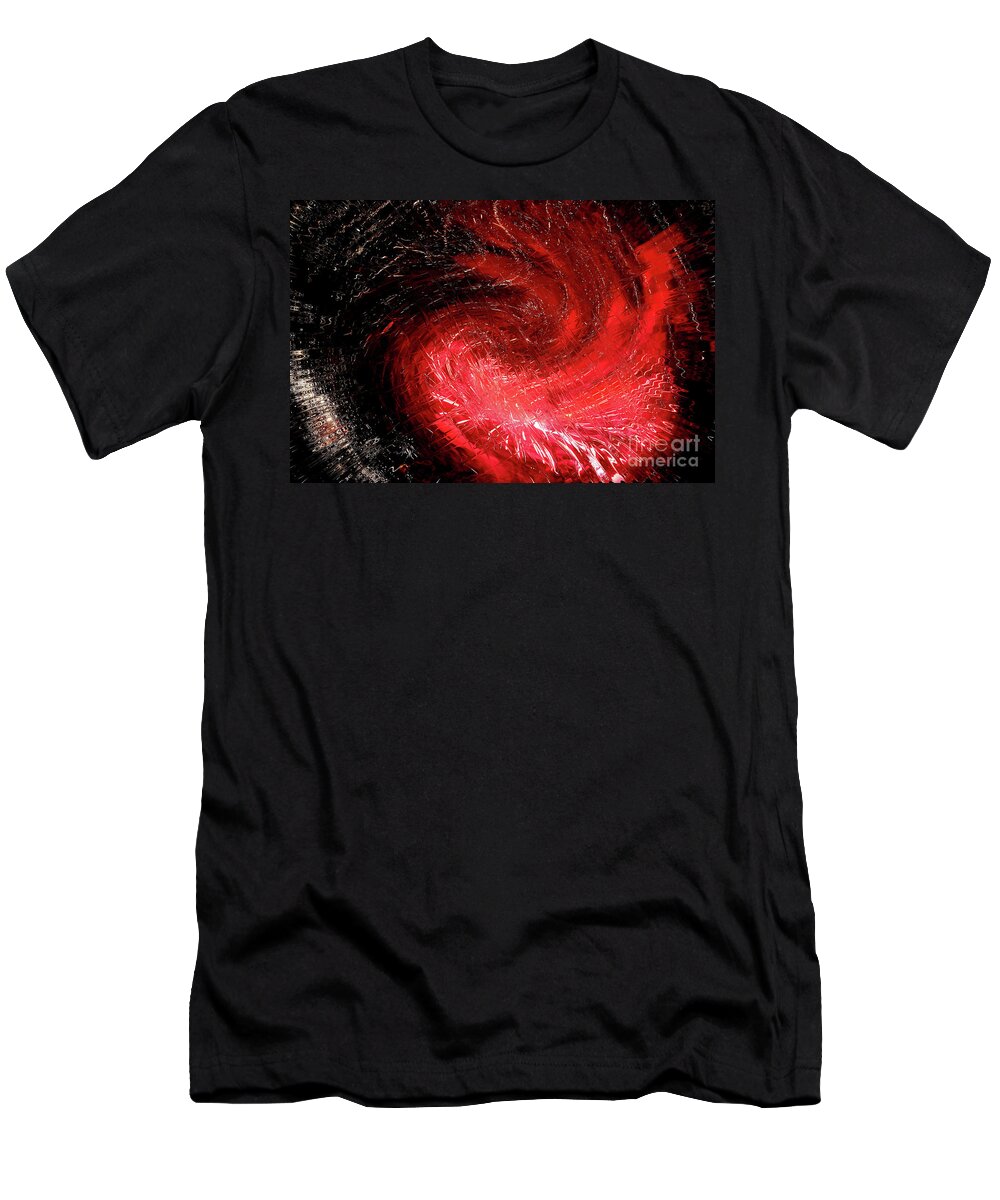 Fireworks T-Shirt featuring the photograph Firestorm by Sheila Ping