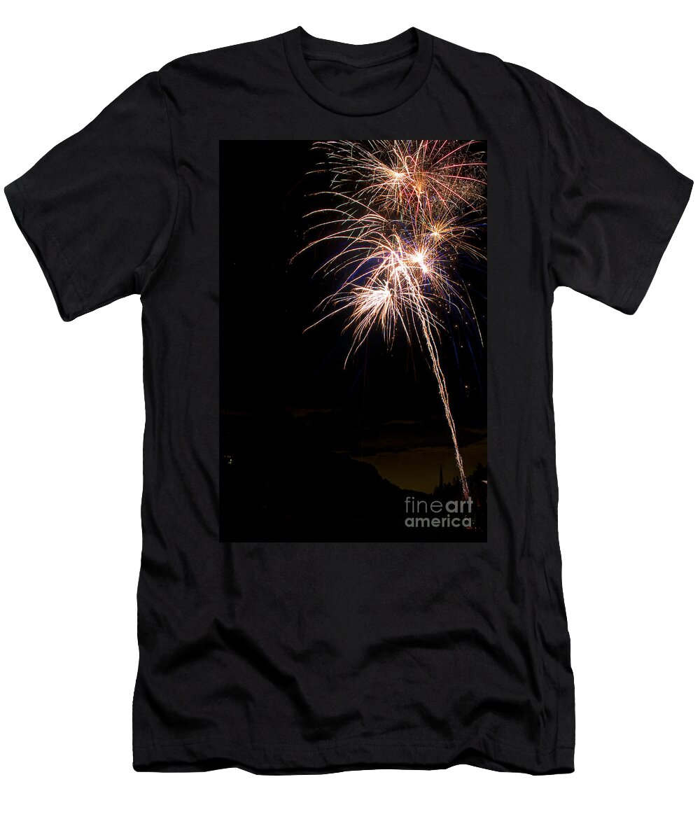 Fireworks T-Shirt featuring the photograph Fireworks  by James BO Insogna