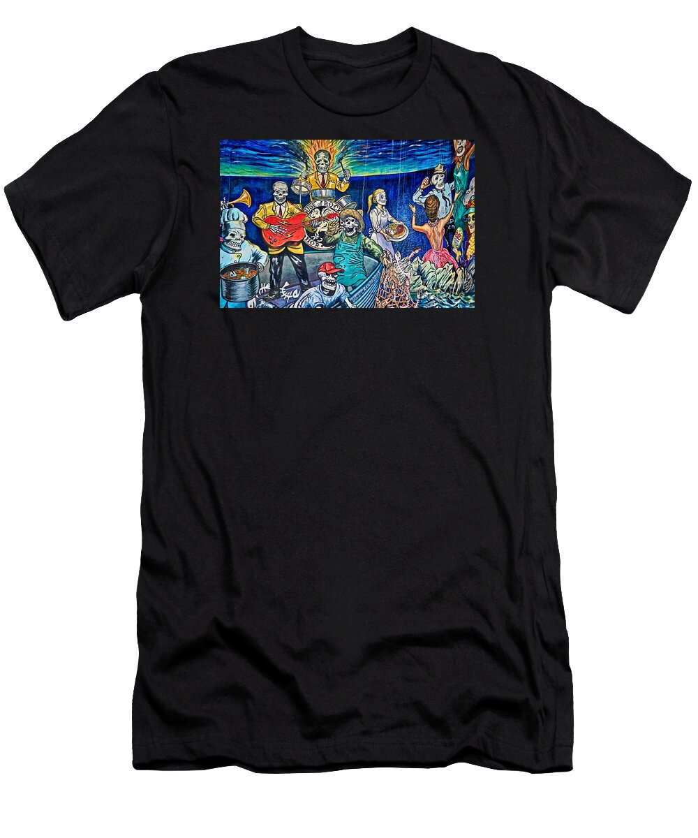 Corpus Christi T-Shirt featuring the photograph Fish Fright by Ken Williams