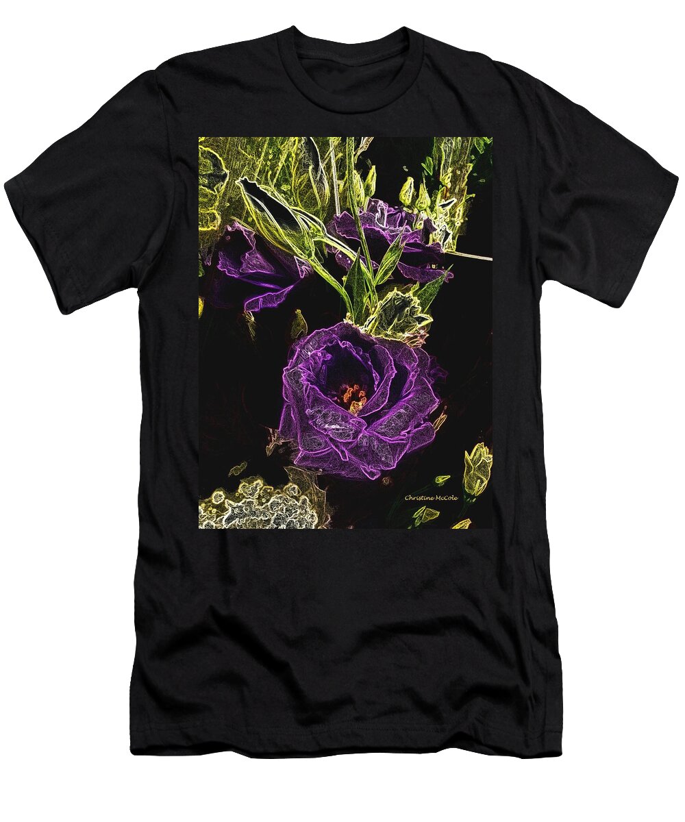 Flowers T-Shirt featuring the photograph Floral Contrast 7 by Christine McCole