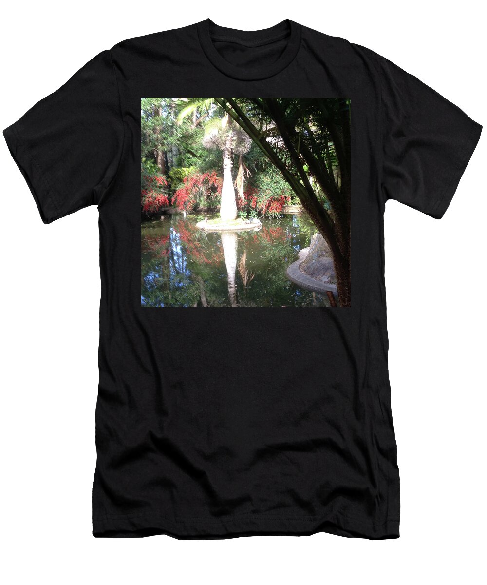 Flowers T-Shirt featuring the photograph Flower Reflections #2 Jordan River by Susan Grunin
