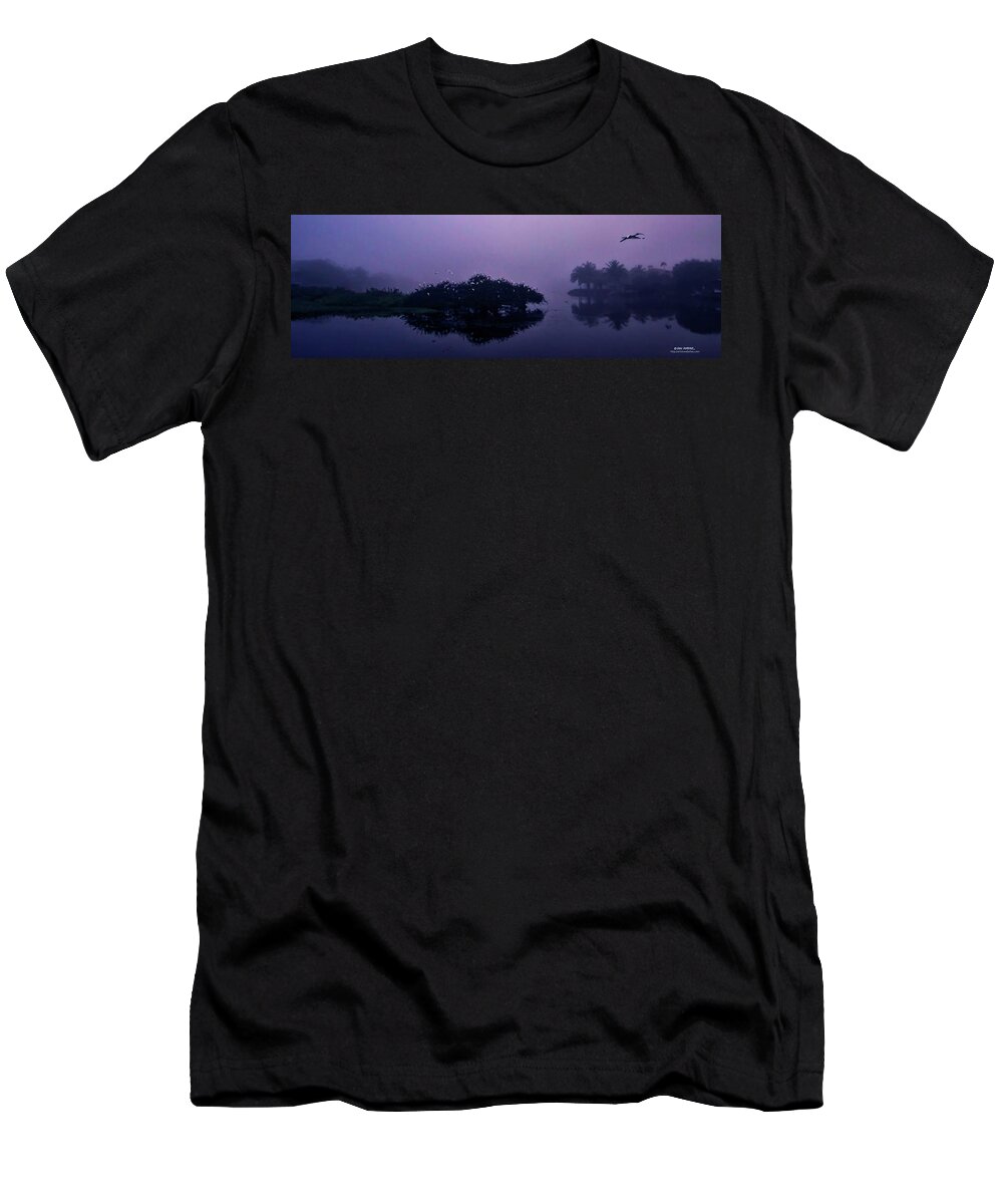 Fog T-Shirt featuring the photograph Foggy Morning by Don Durfee