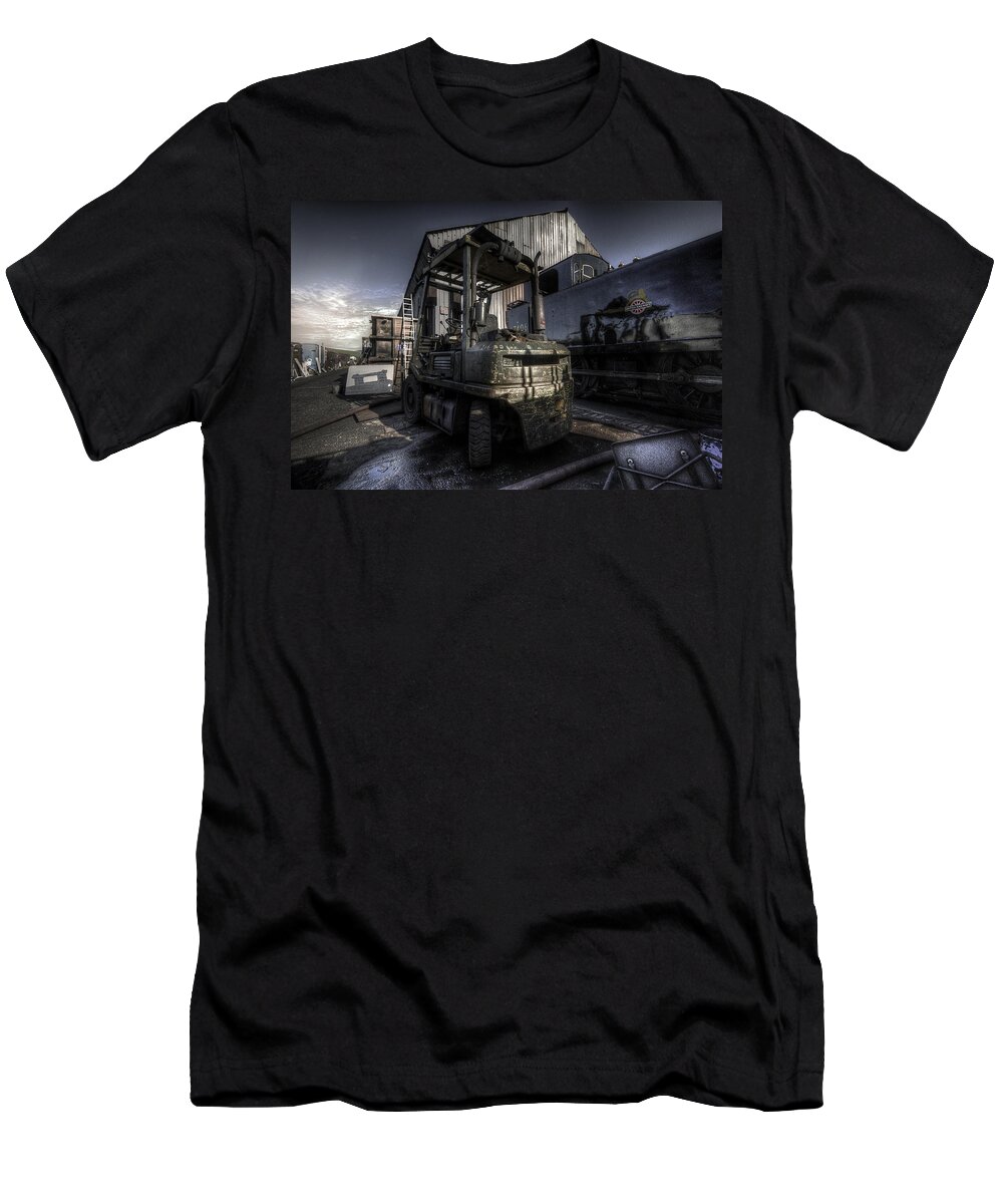 Art T-Shirt featuring the photograph Forklift by Yhun Suarez