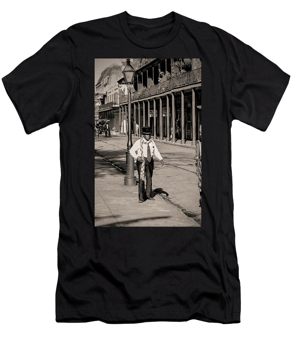 French Quarter T-Shirt featuring the photograph French Quarter As It Once Was by KG Thienemann
