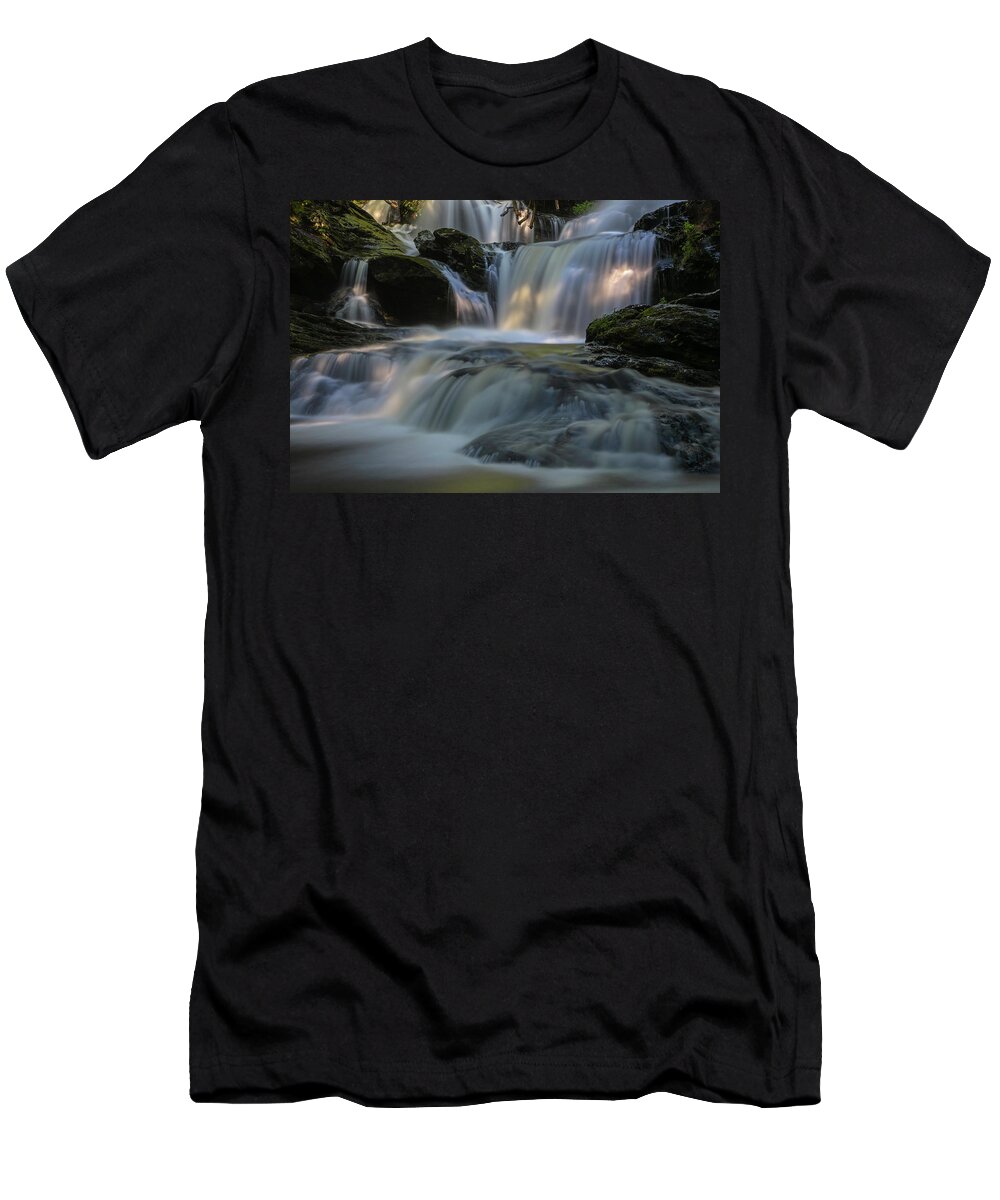 Garwin Fall T-Shirt featuring the photograph Garwin Falls by Juergen Roth
